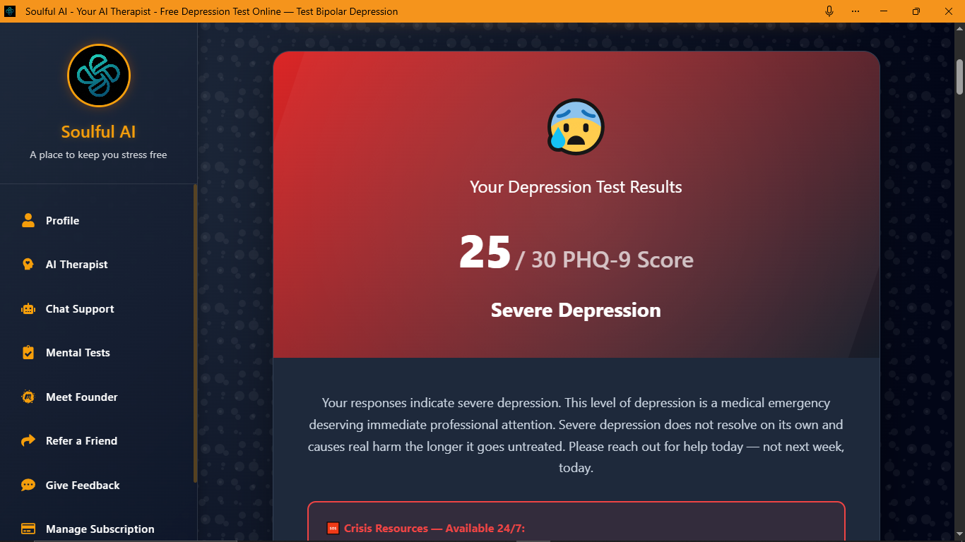 Soulful AI - Real-time AI Therapist (v4) gallery image