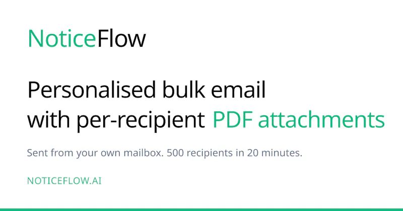 NoticeFlow screenshot 1