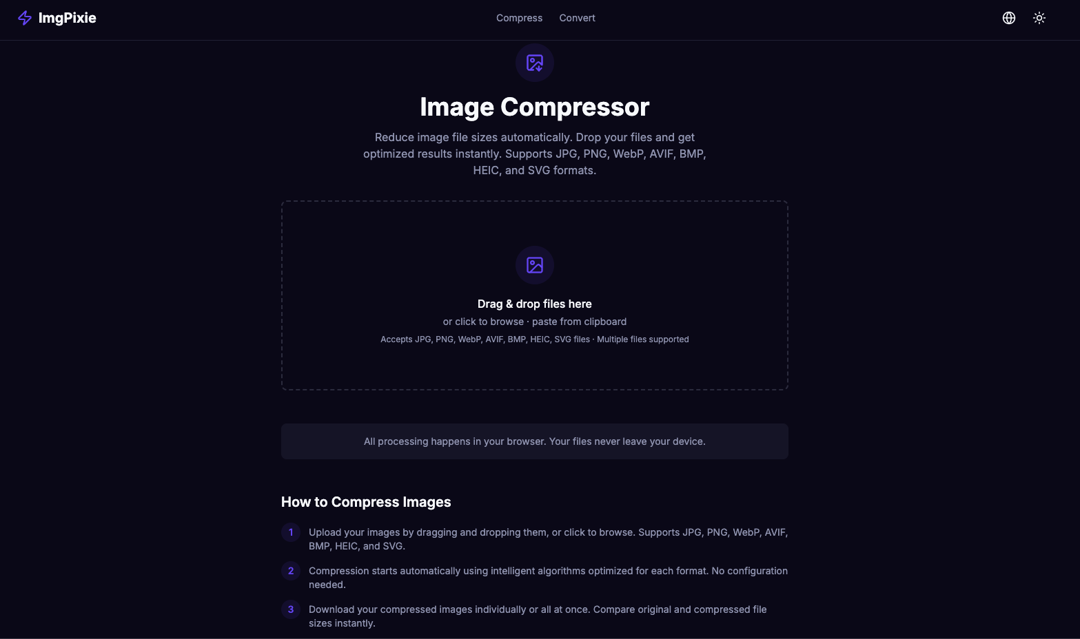 ImgPixie - Screenshot 2 showing product features and functionality
