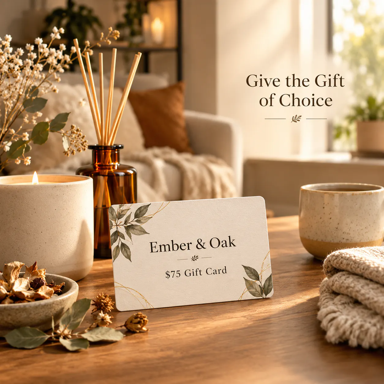 Ember & Oak Gift Card gallery image