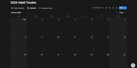 Daily Habit Tracker & Success Dashboard gallery image