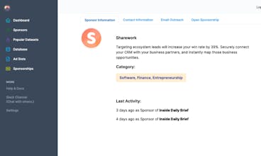 SponsorGap gallery image