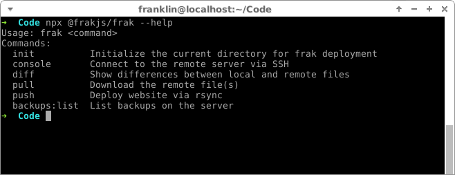 frak - Screenshot 2 showing product features and functionality