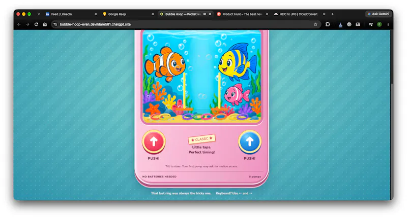 Bubble Hoop screenshot 3