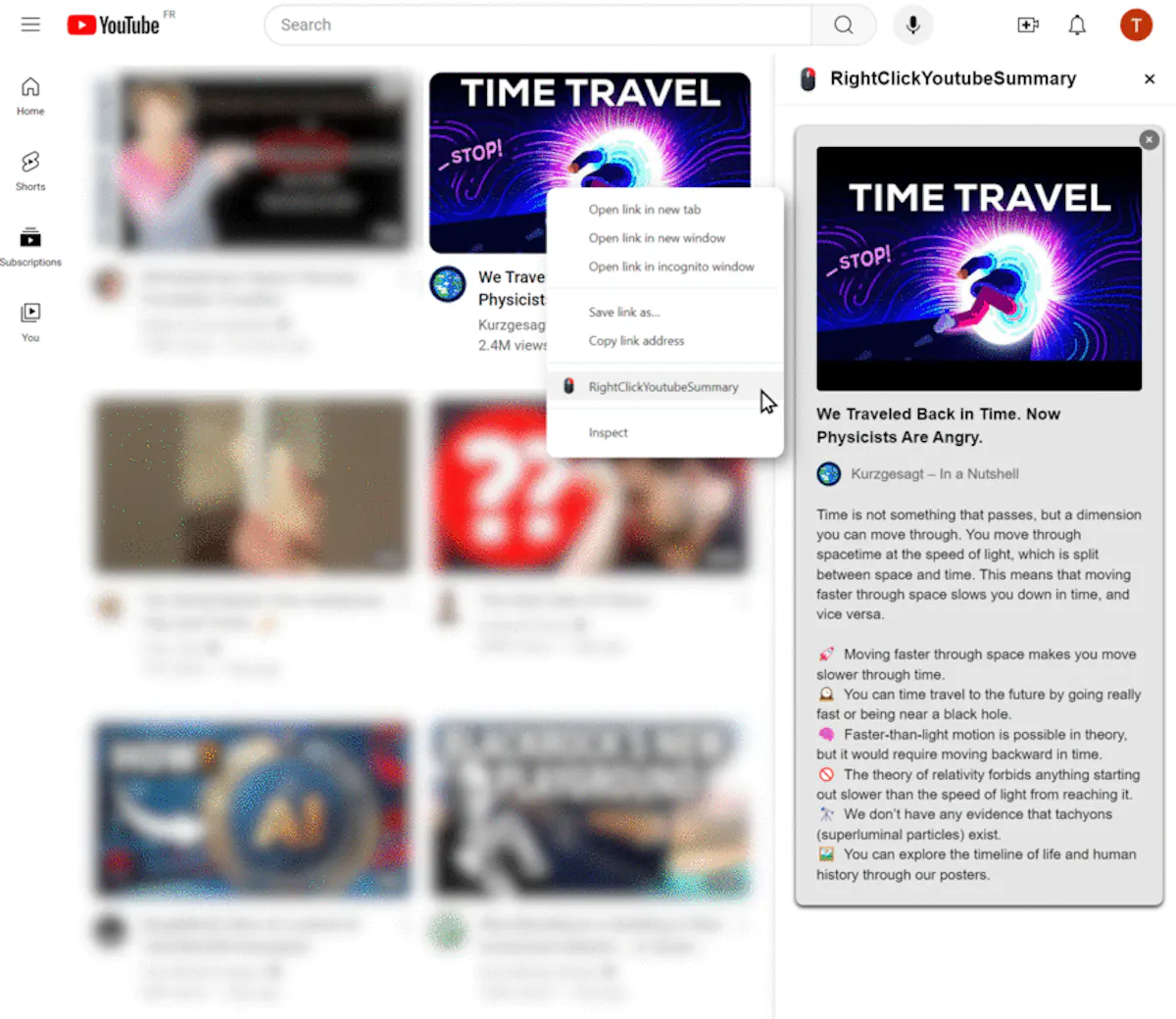RightClickYoutubeSummary