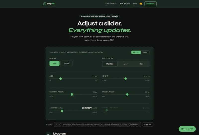 Body Dial screenshot 6
