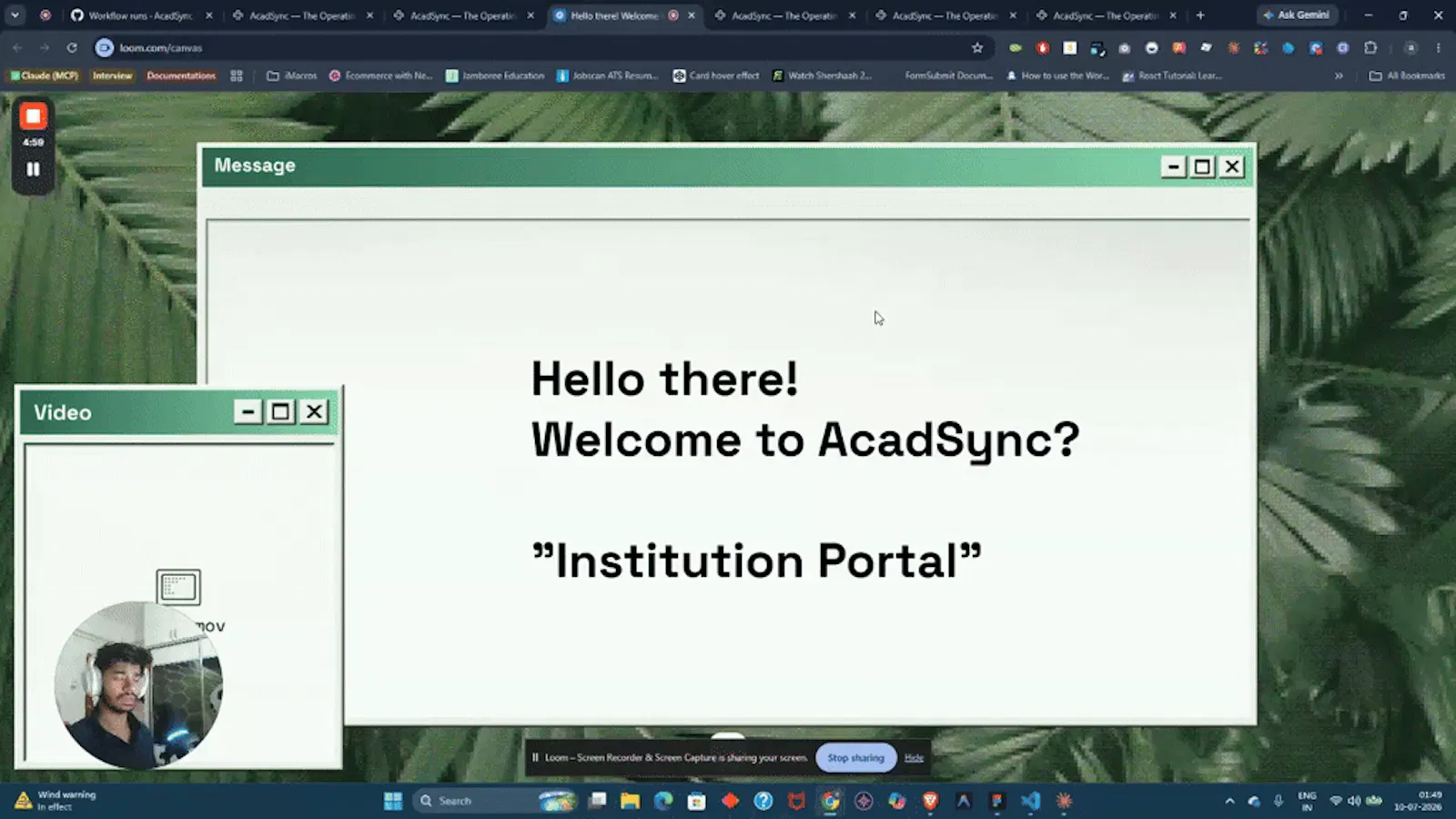 AcadSync screenshot 1 (video preview)