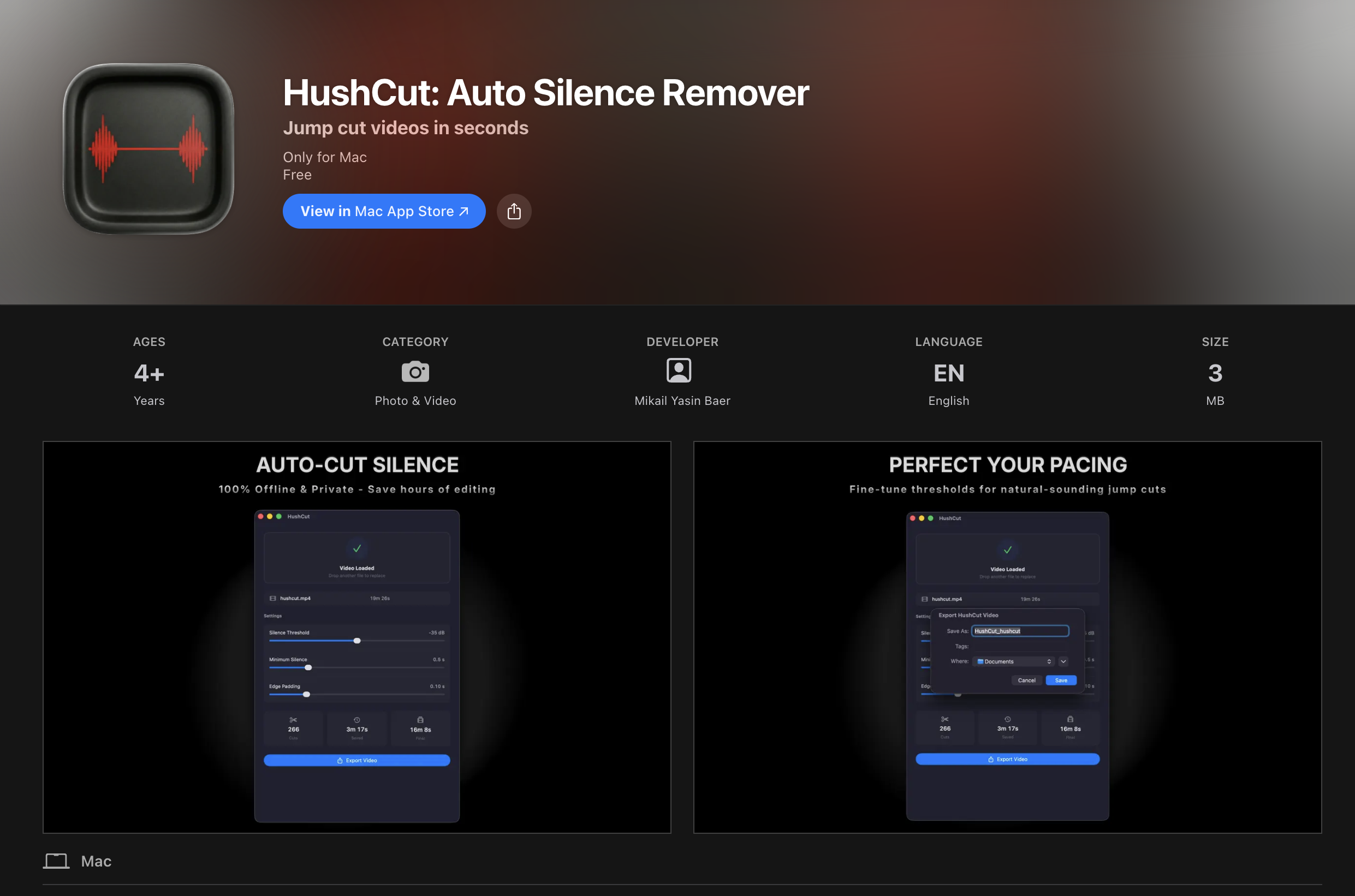 HushCut gallery image