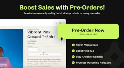 Essential Preorder & Presale for Shopify gallery image