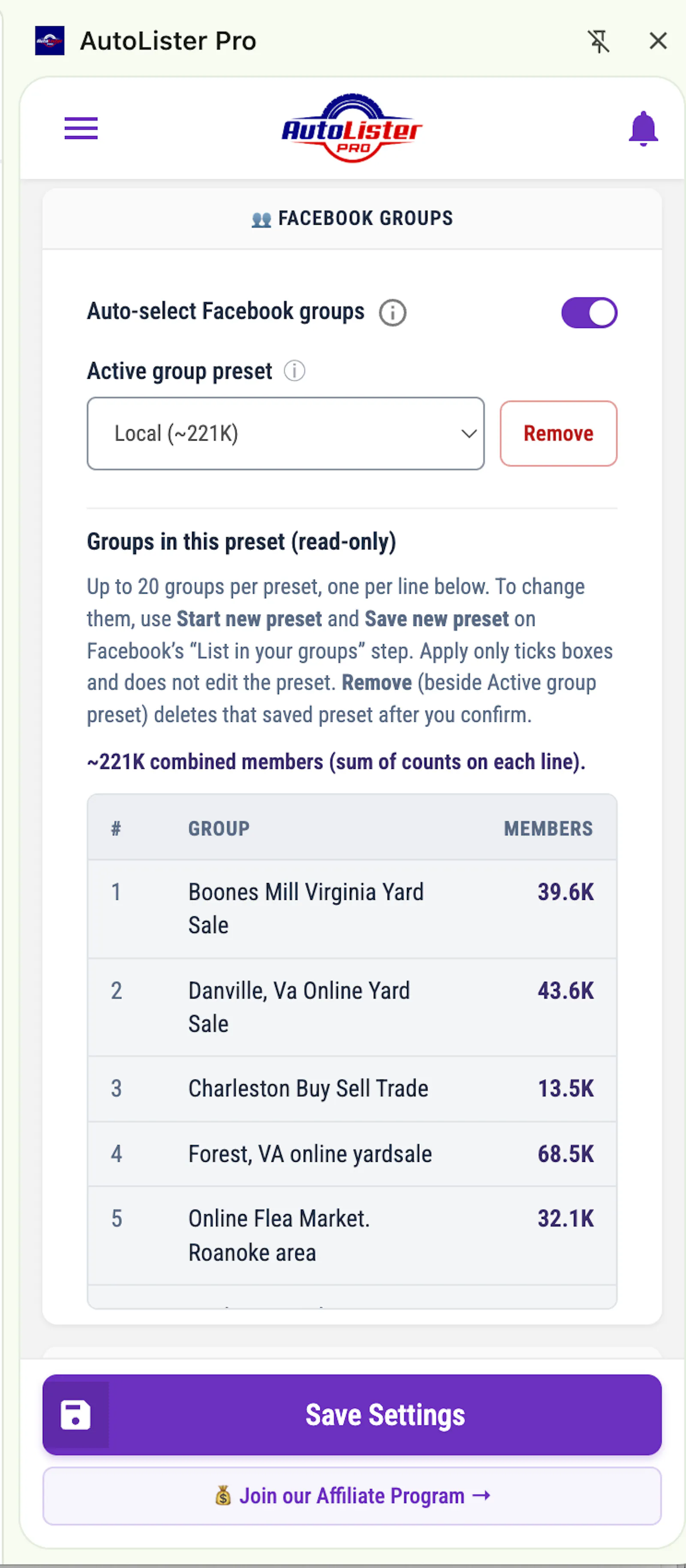 AutoLister Pro screenshot 4