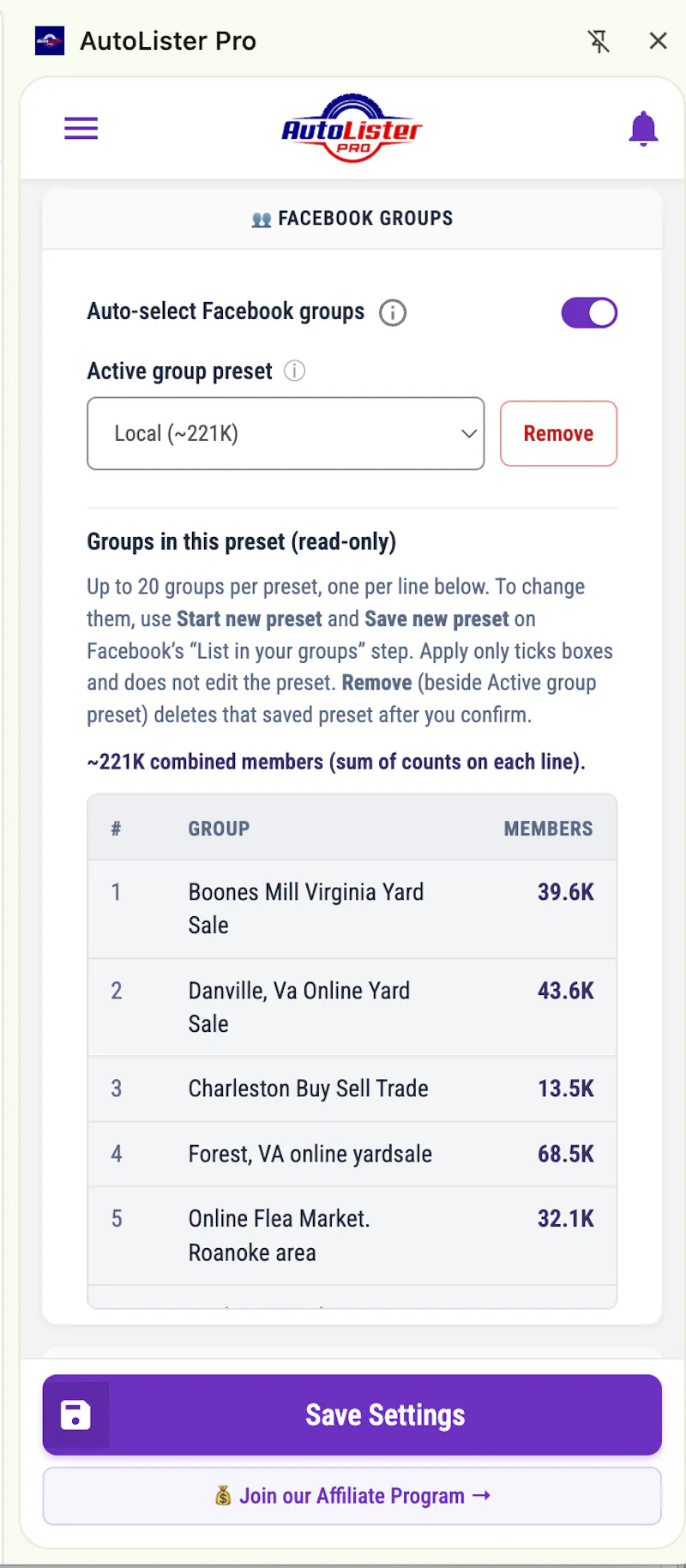 AutoLister Pro screenshot 4