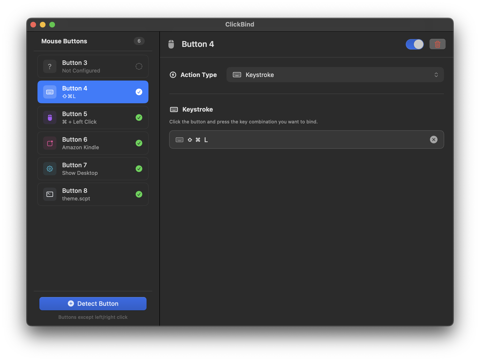 ClickBind - Screenshot 2 showing product features and functionality