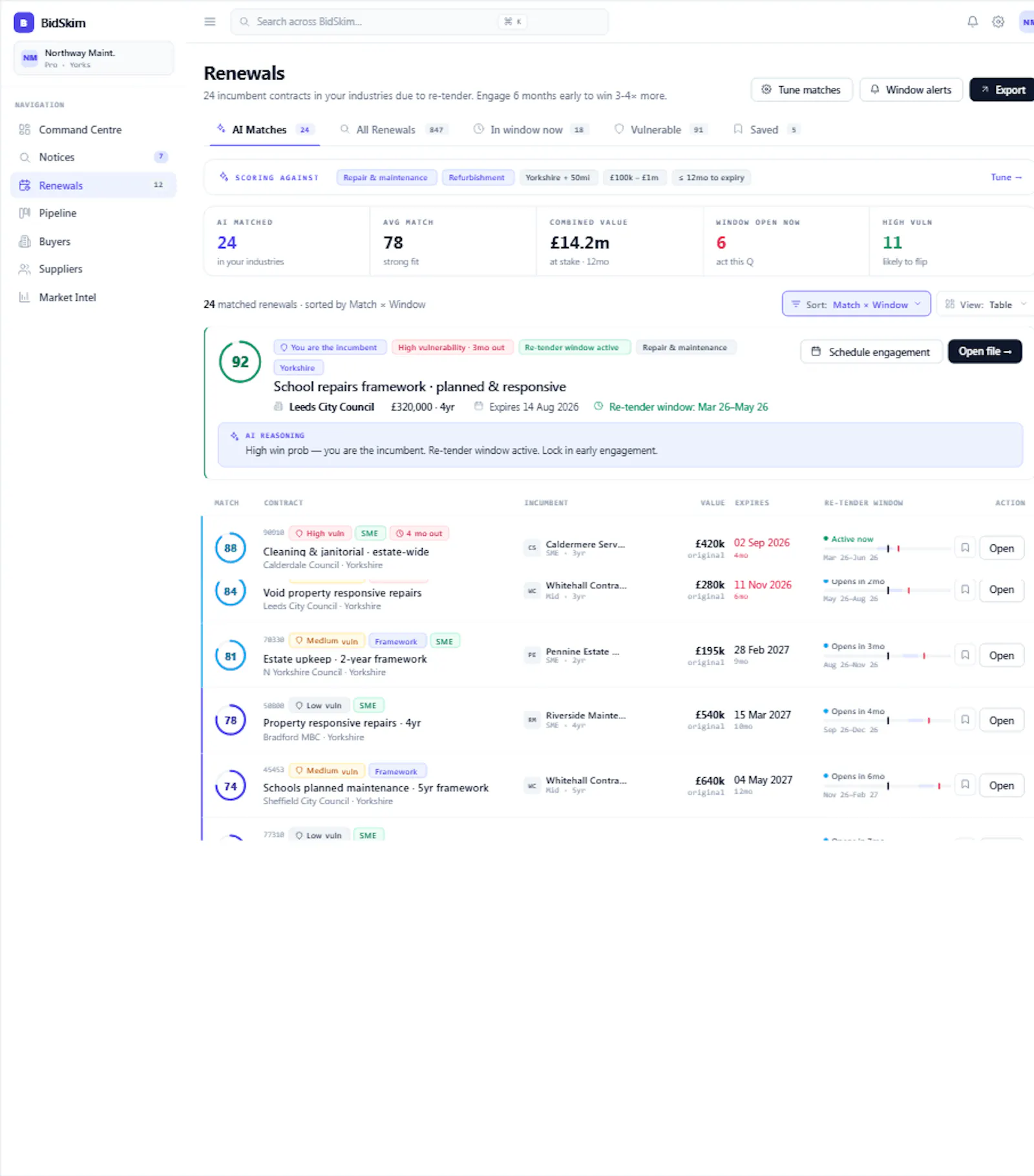 BidSkim screenshot 1