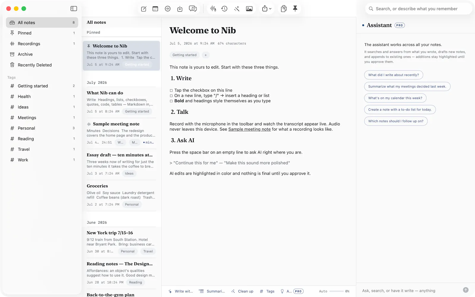 Nib screenshot 3