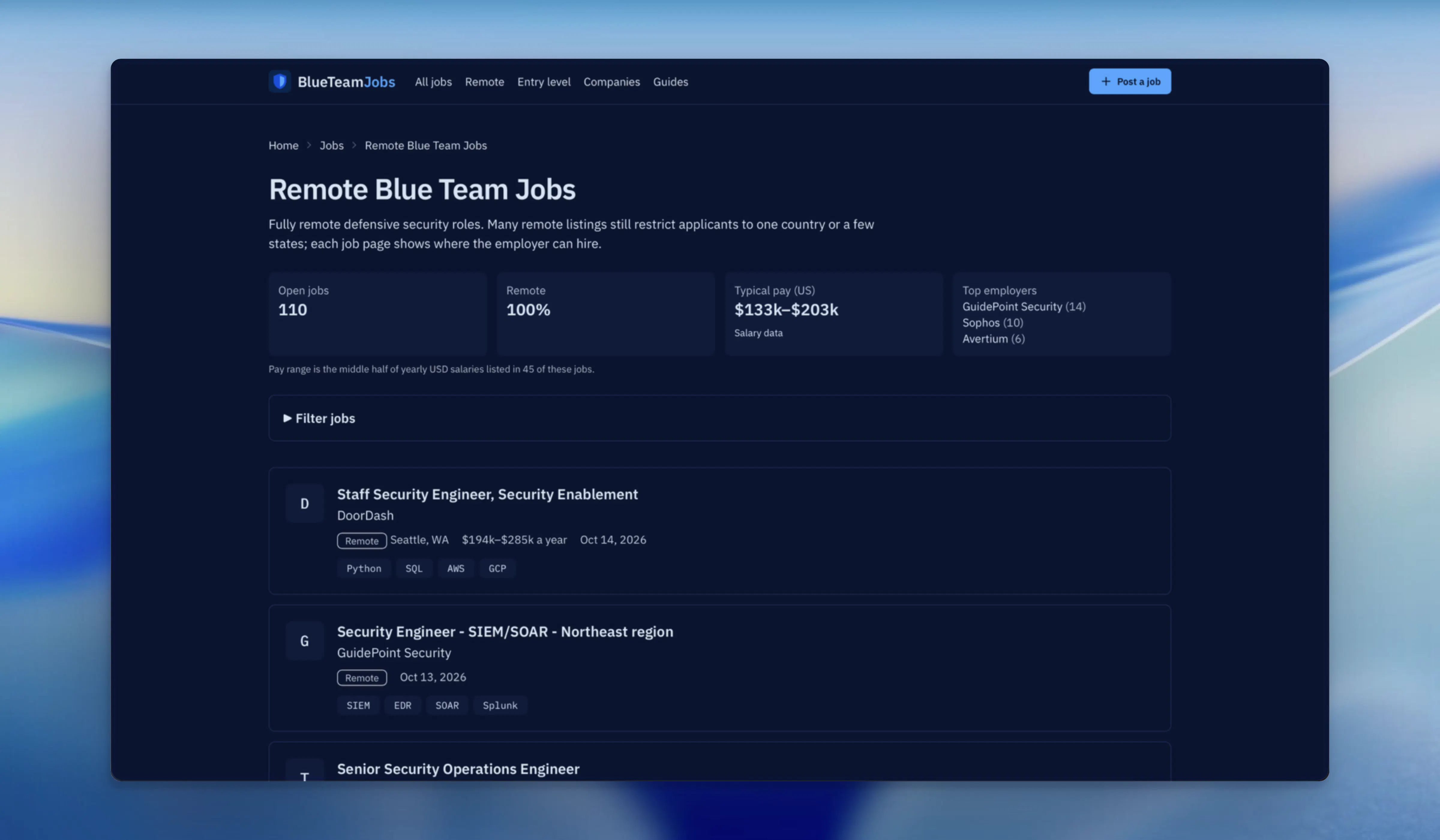 BlueTeamJobs gallery image