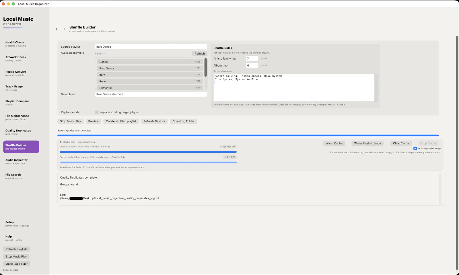 Local Music Organizer for Mac screenshot 18