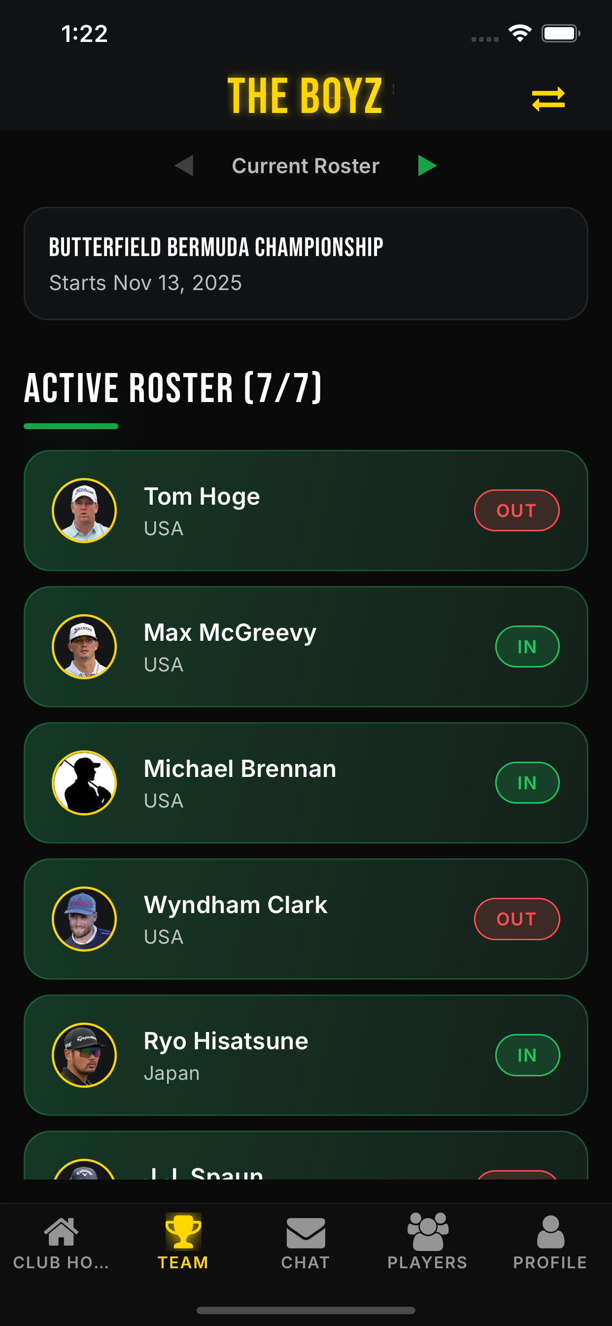 Knockdown - PGA Fantasy App gallery image