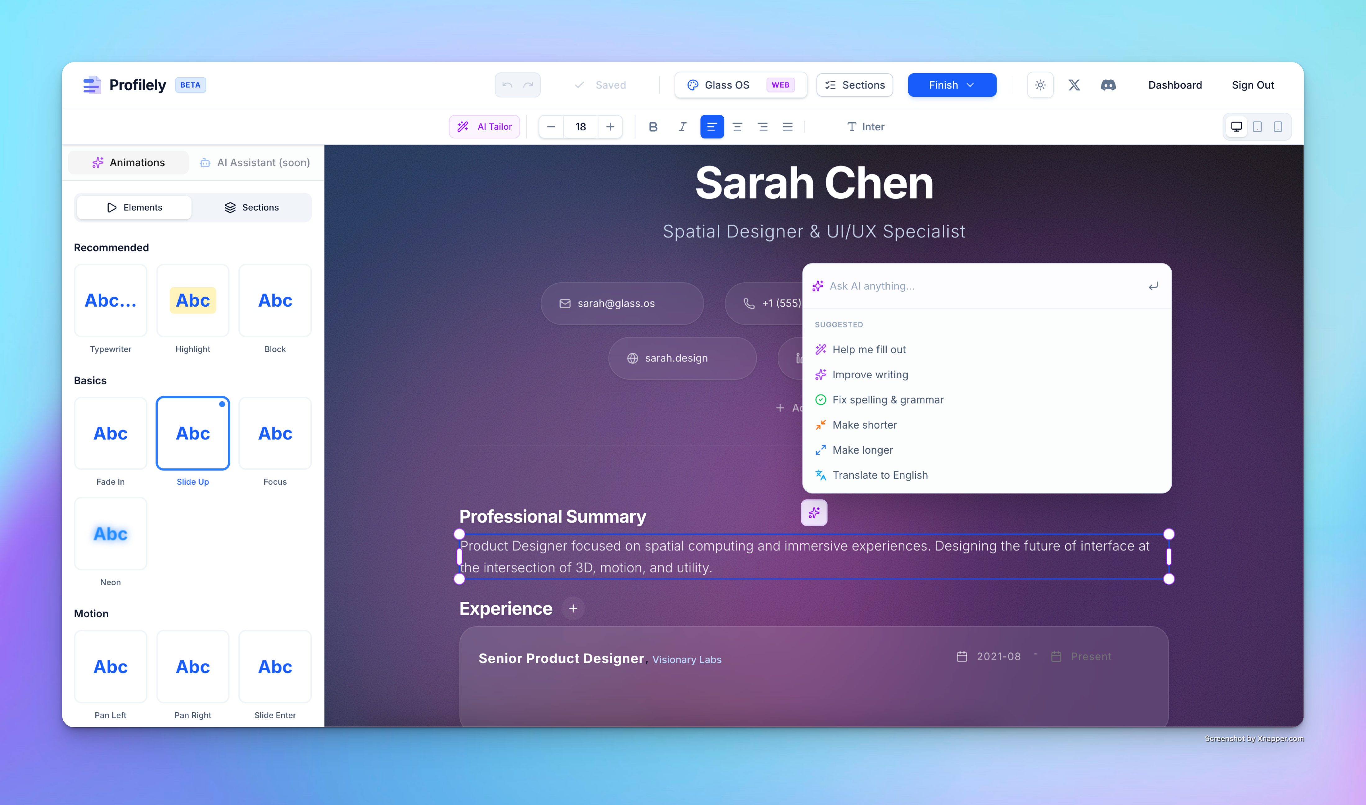 Profilely gallery image