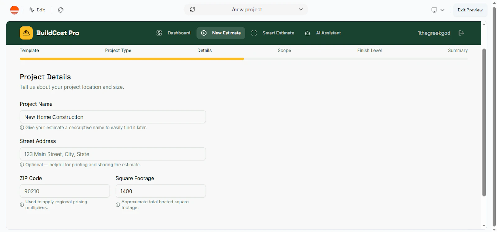 BuildCost Pro screenshot 3