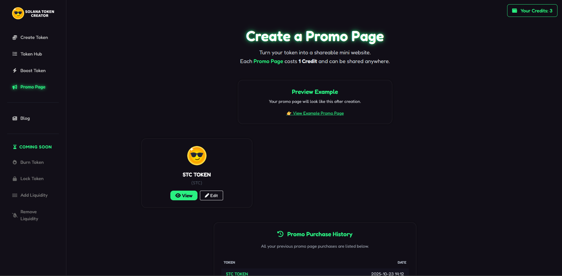 Solana Token Creator gallery image