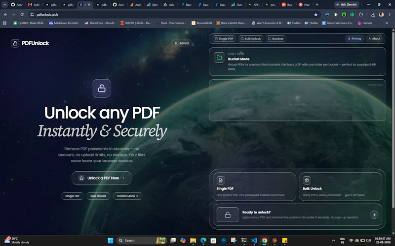 PDFUnlock screenshot 1