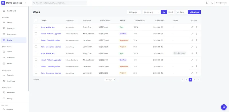Hi CRM screenshot 4