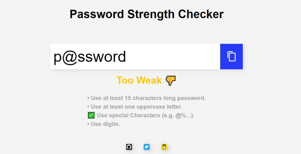 Media Checker Sức mạnh mật khẩu - Tạo mật khẩu mạnh mẽ theo cách đơn giản và thú vị 2