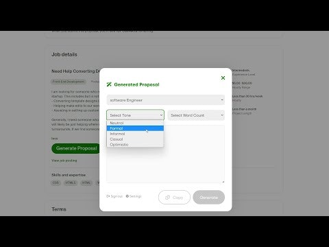 Generate Proposal gallery image