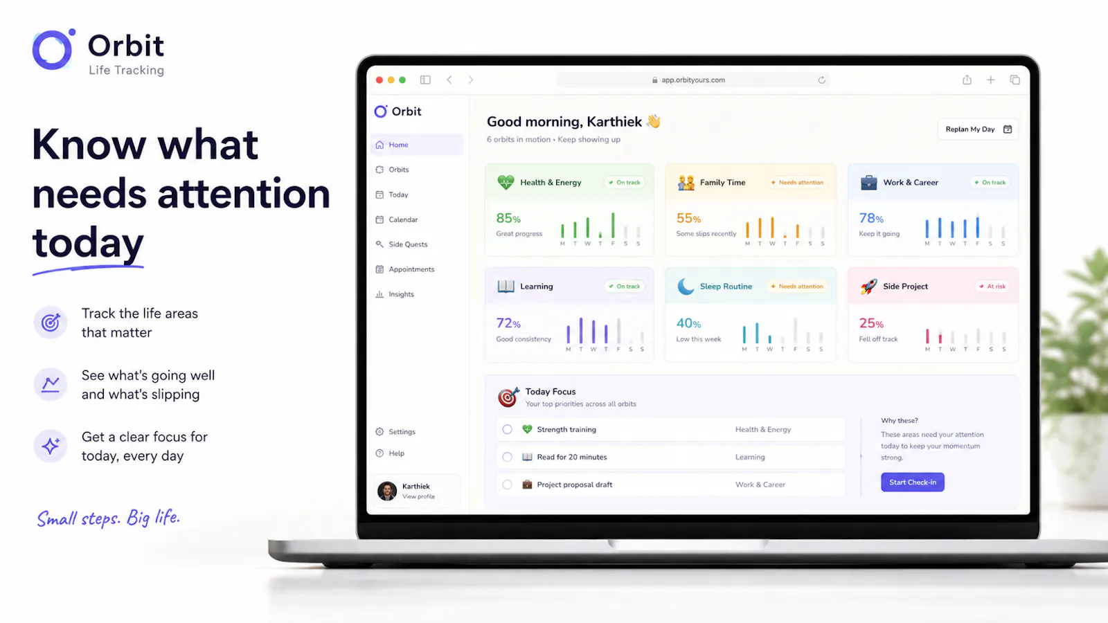 Orbit — Life Tracking screenshot 2