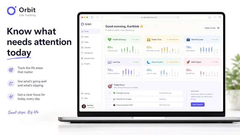 Orbit — Life Tracking screenshot 2