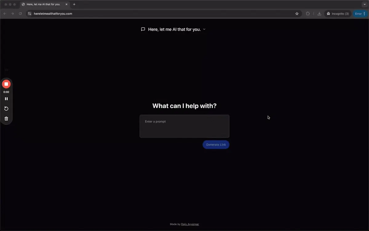 Here, let me AI that for you.