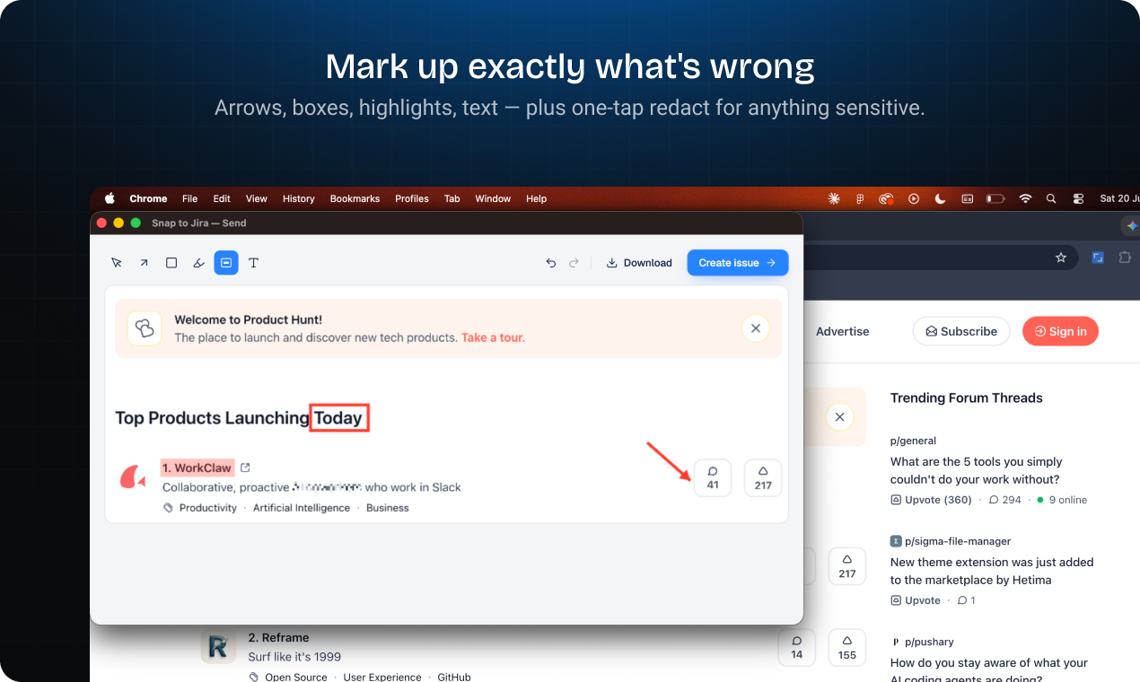 Snap to Jira, ClickUp & More gallery image