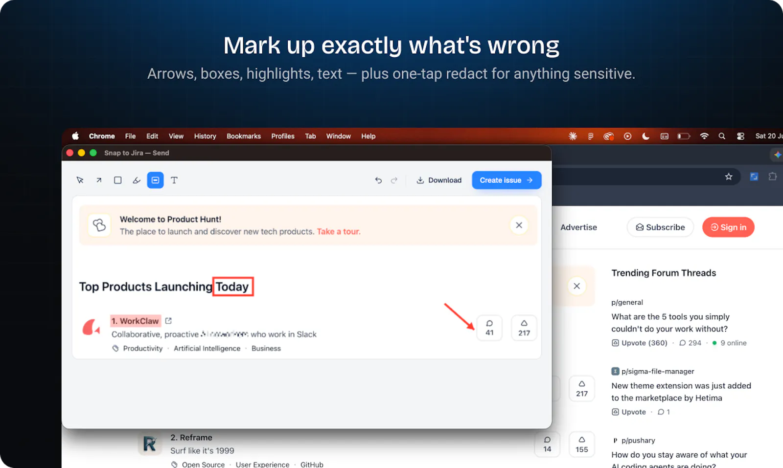 Snap to Jira, ClickUp & More screenshot 4