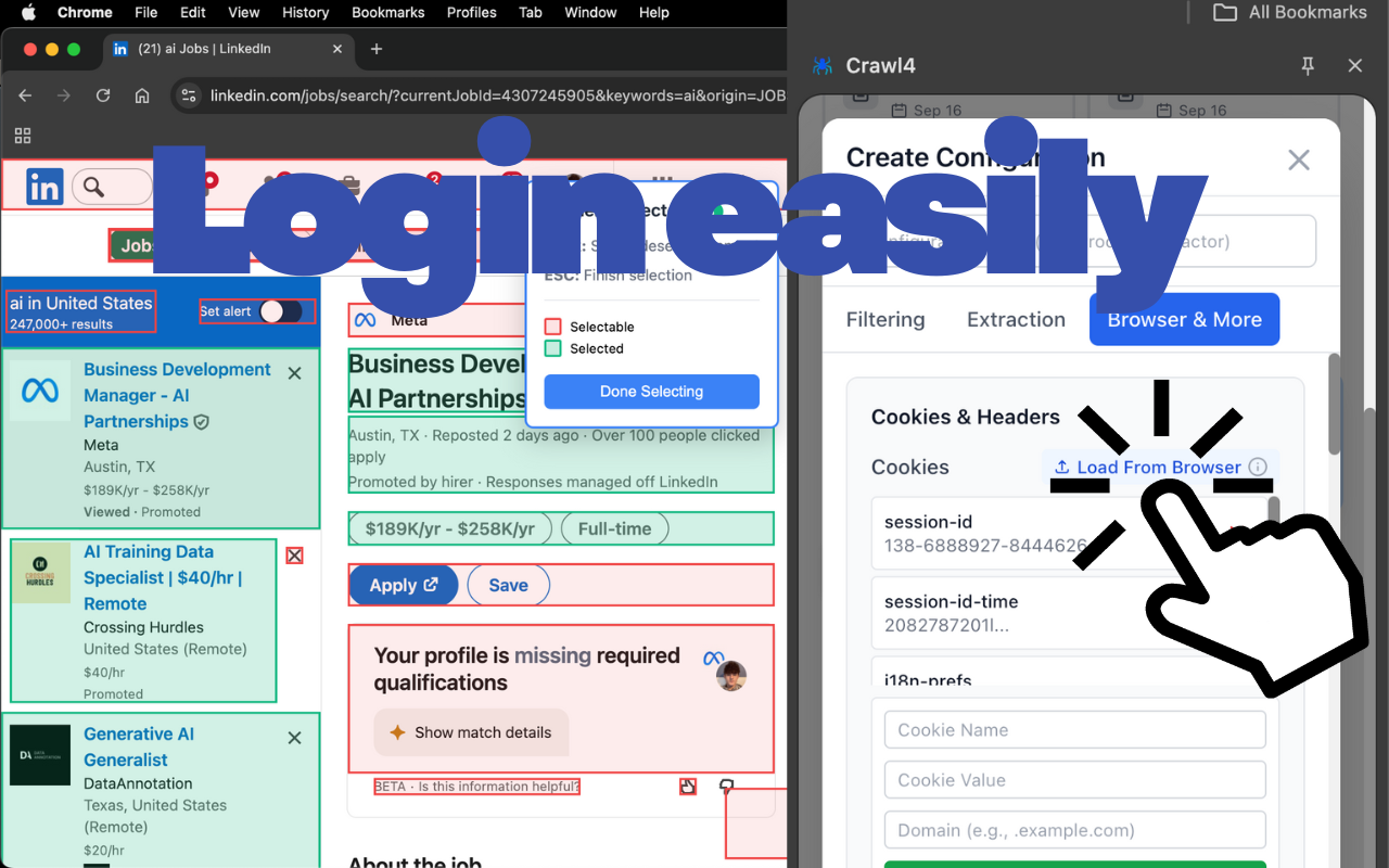 Crawl4 Extension - Screenshot 2 preview