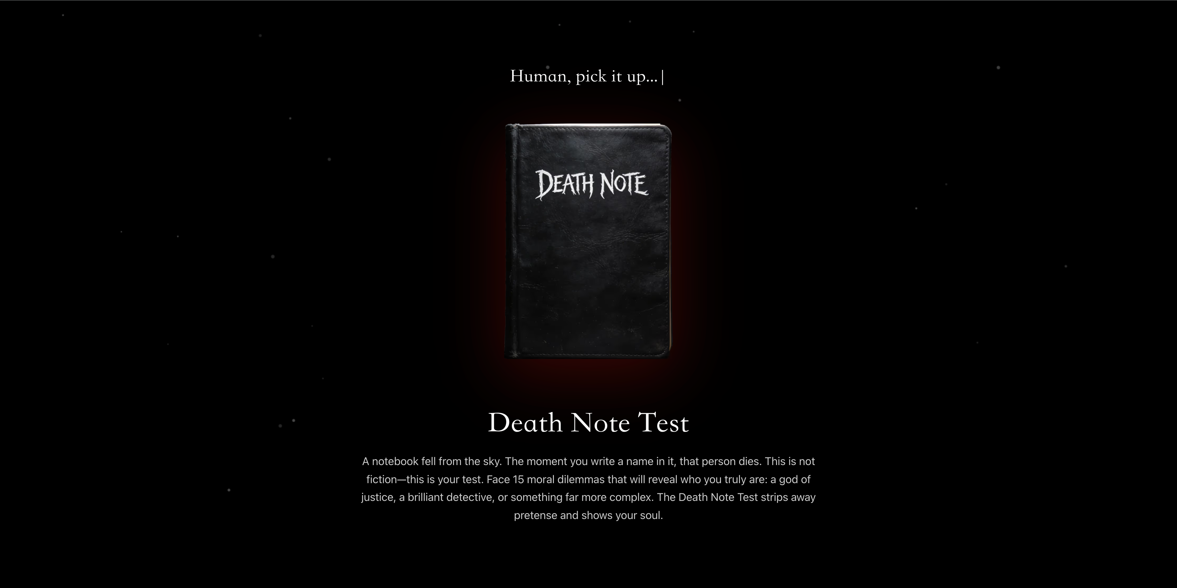 Death Note Test gallery image