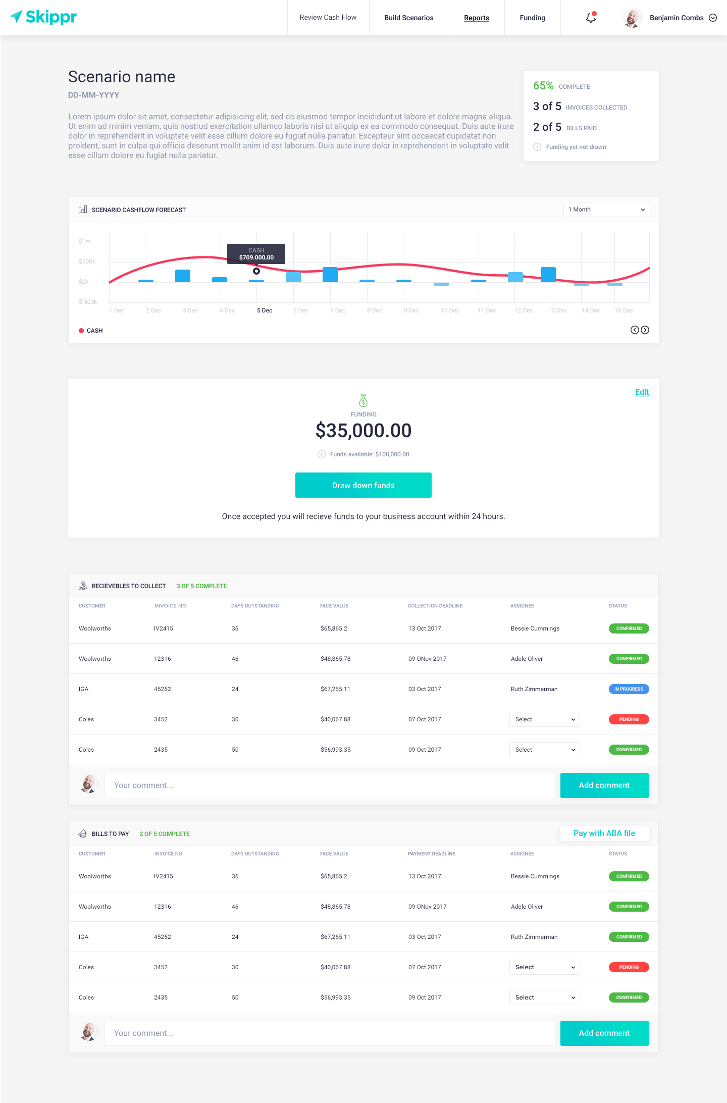 Skippr Cash Flow gallery image