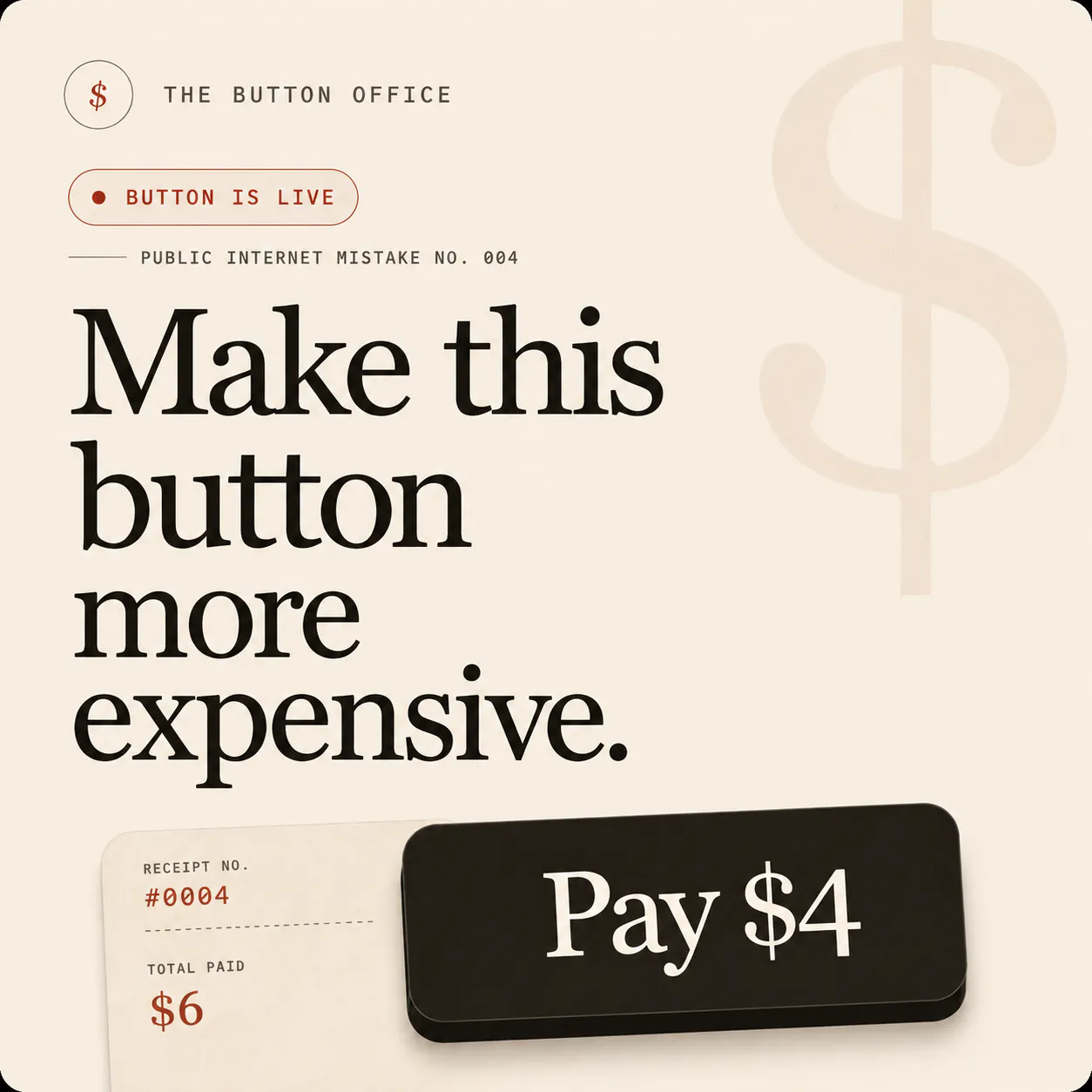 Make This Button More Expensive