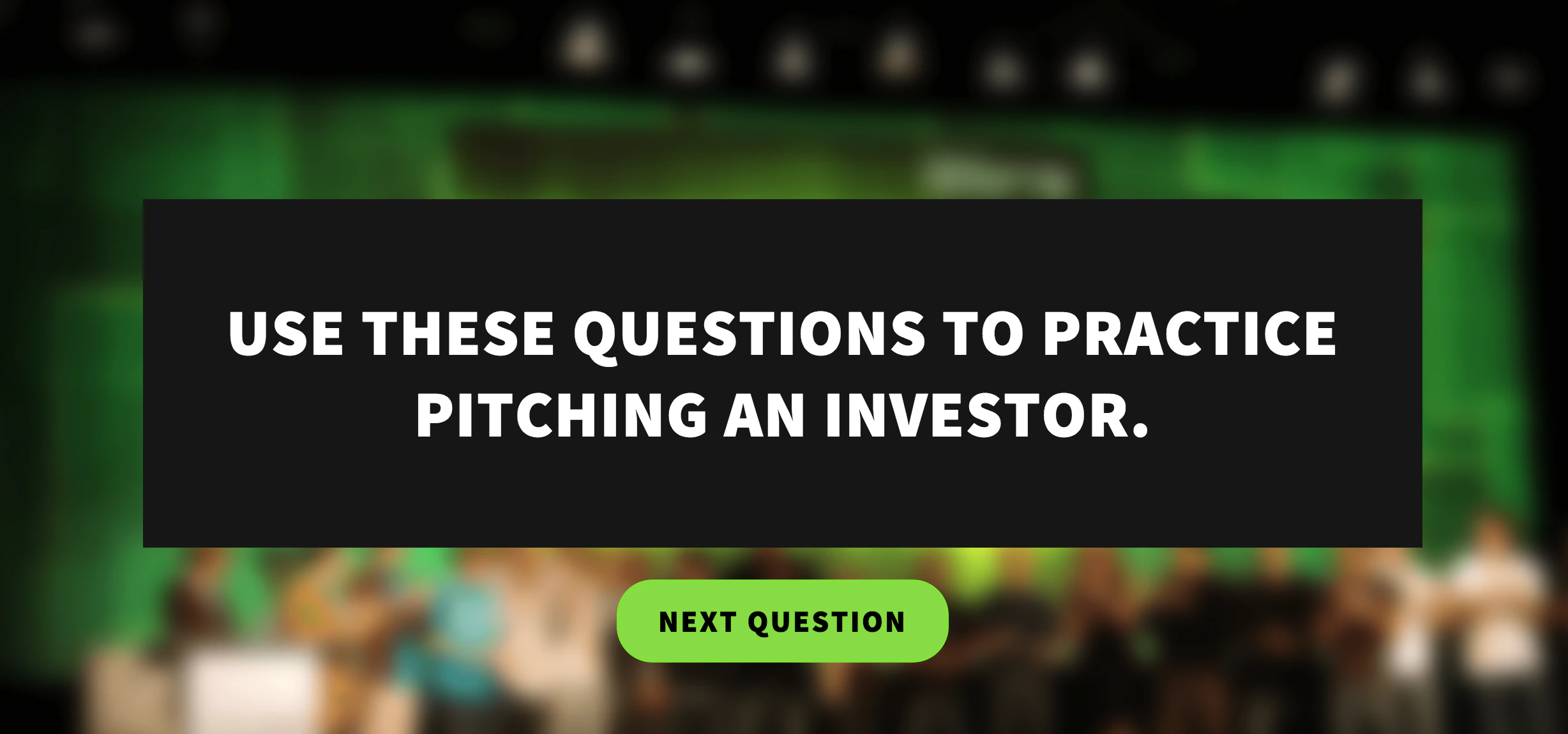 Practice Your VC Pitch