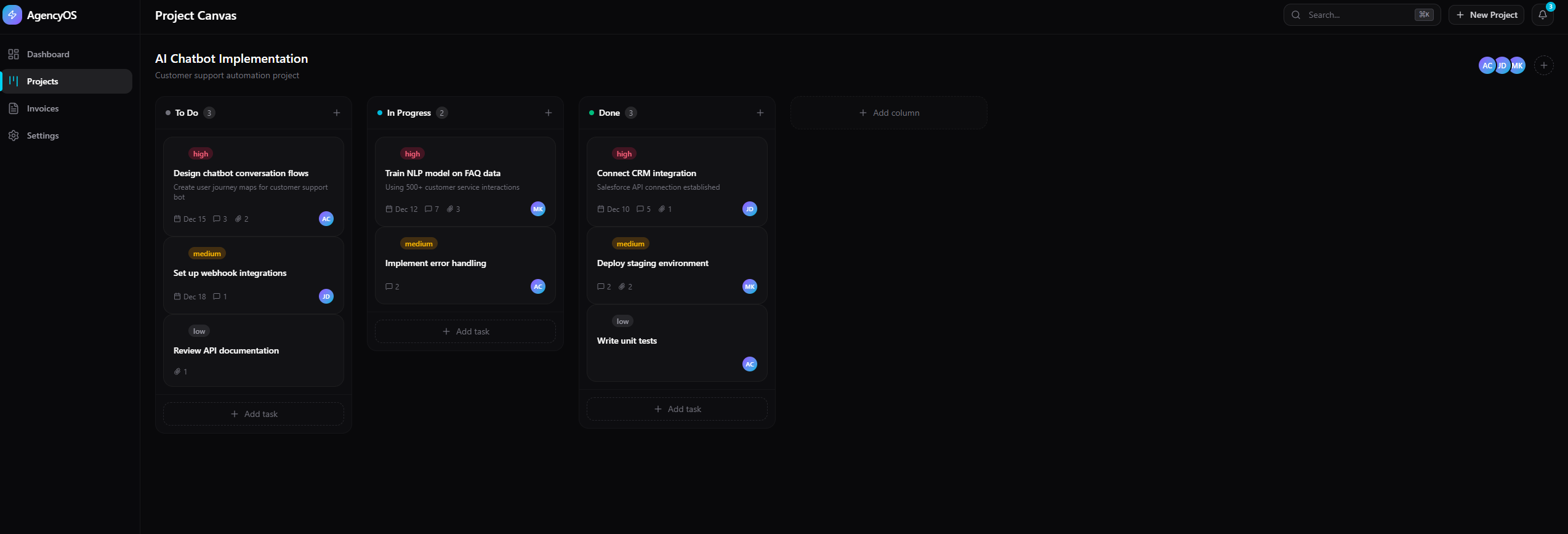 AgencyOS Client Portal Boilerplate gallery image
