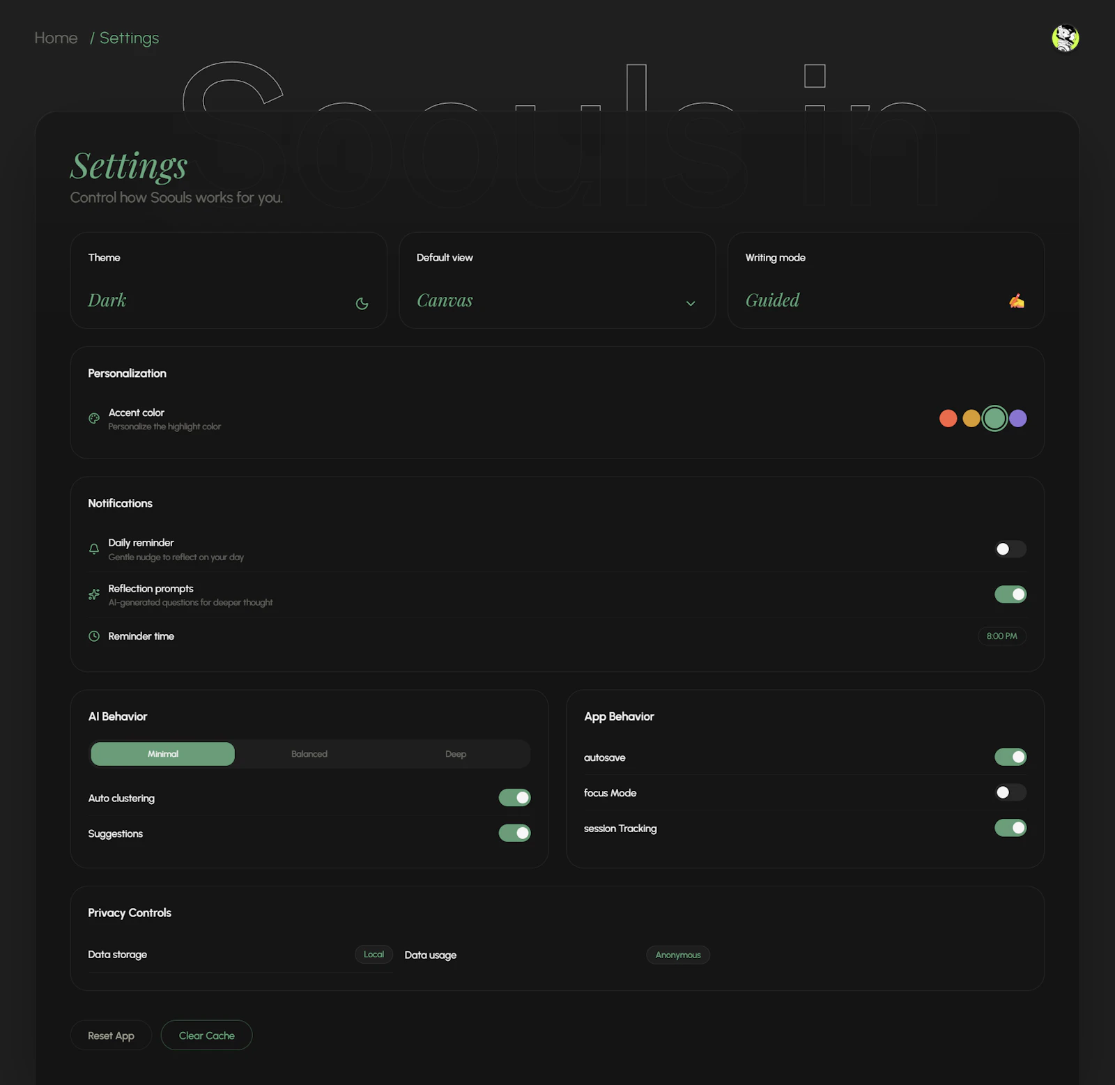 Soouls — A quieter way to think screenshot 5