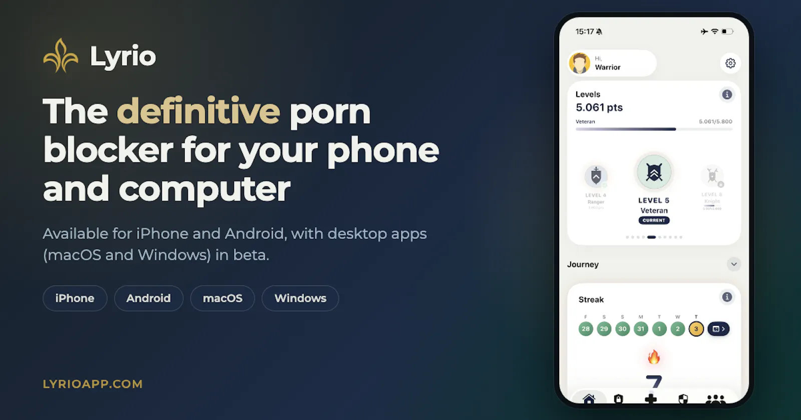 Lyrio: beat porn addiction for real screenshot 2