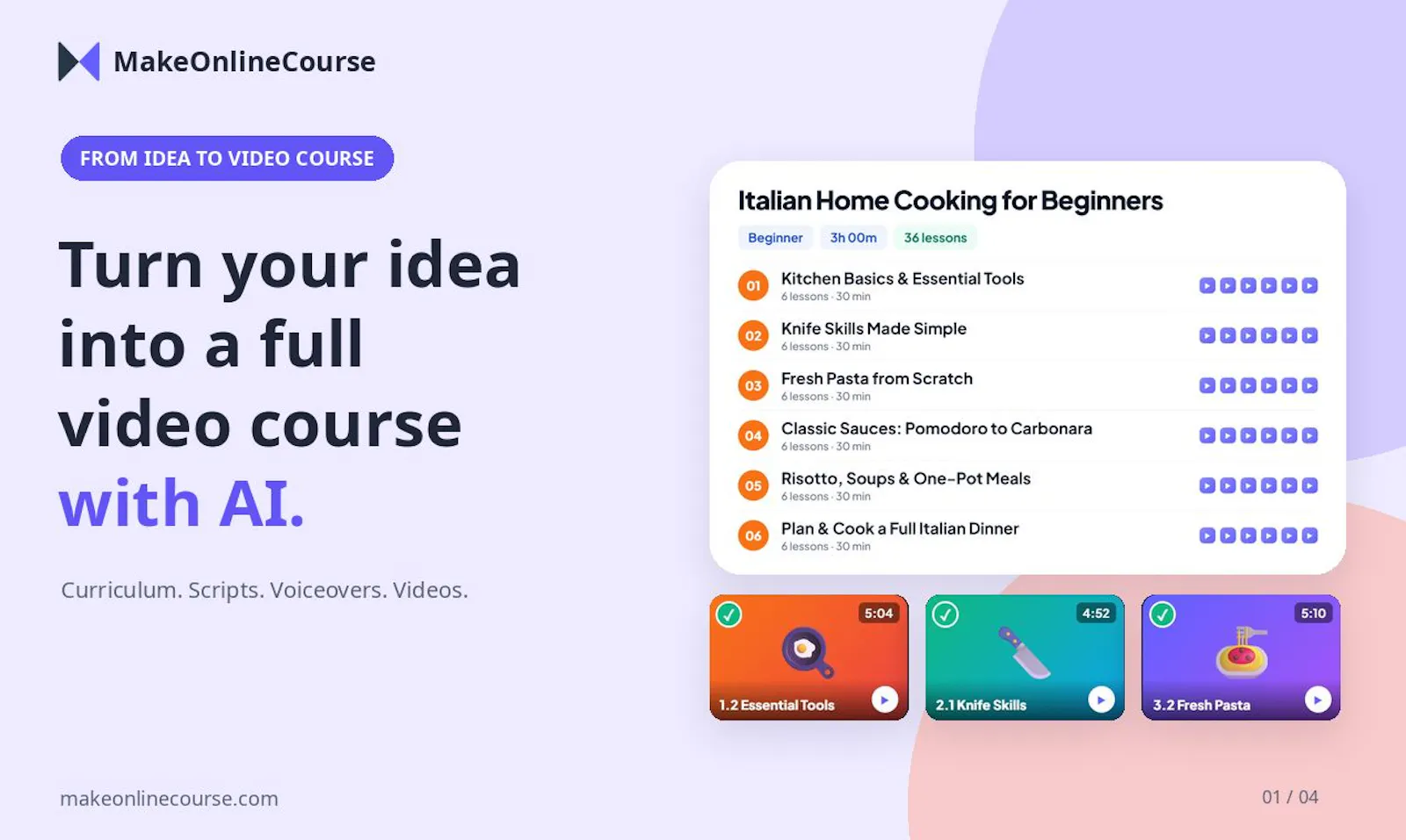 MakeOnlineCourse screenshot 3