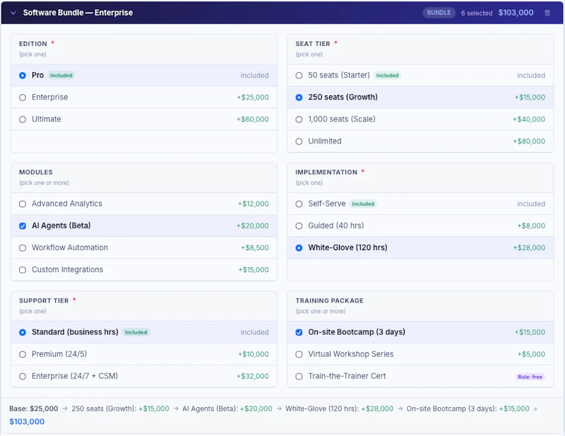 Billable CPQ  screenshot 8