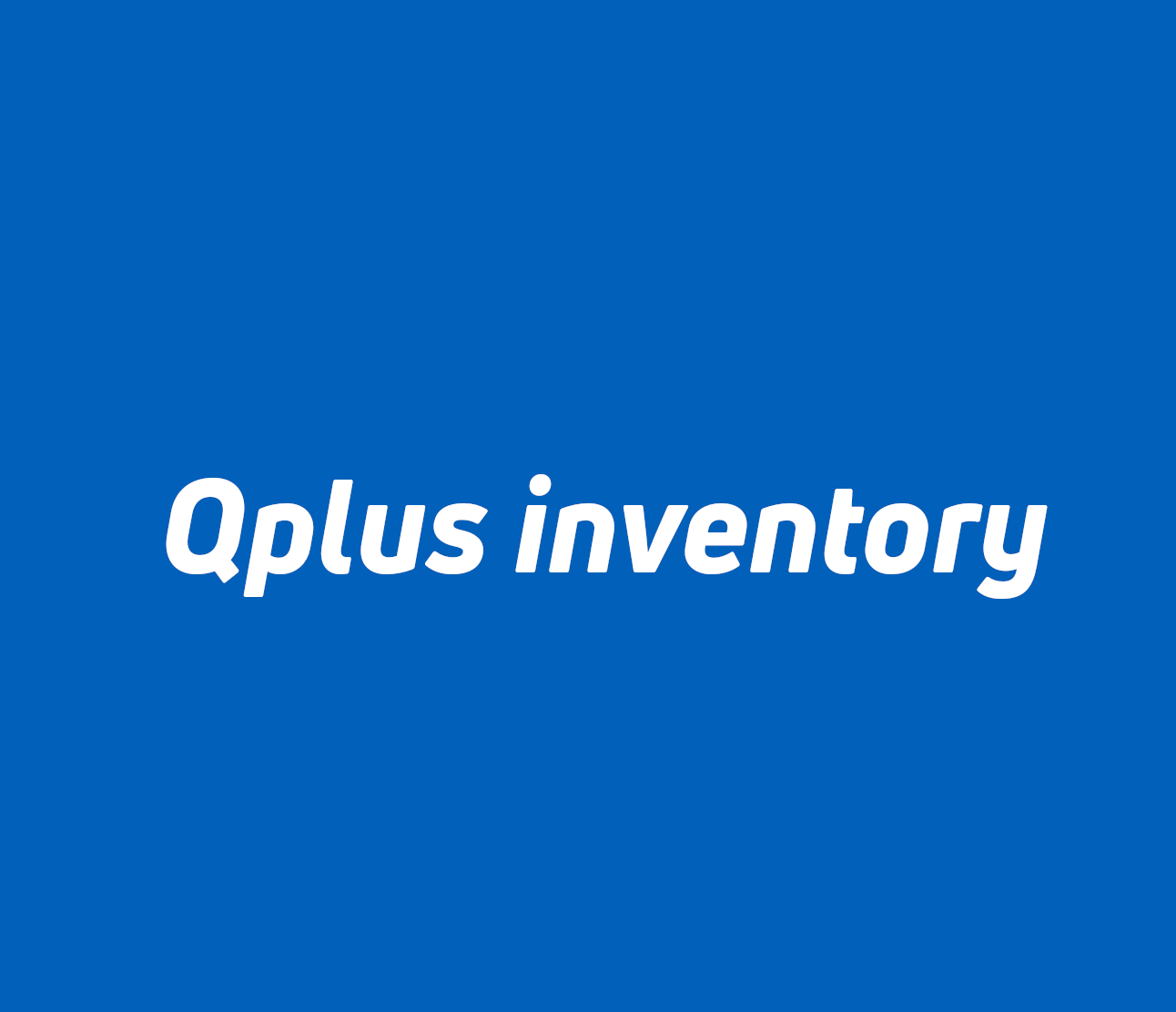 Média Inventaire QPLUS - Solution de gestion des stocks 1