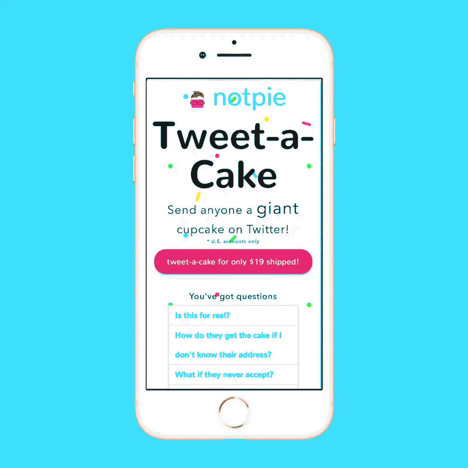 Tweet-a-Cake by NotPie