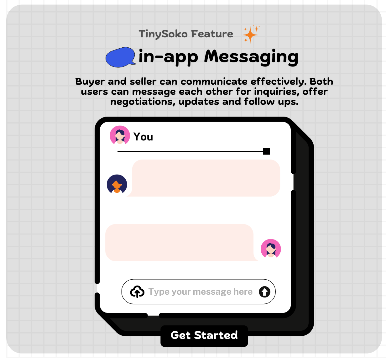 Tinyko - BARTER Web App per l'acquisto e la vendita di account di social media media 4