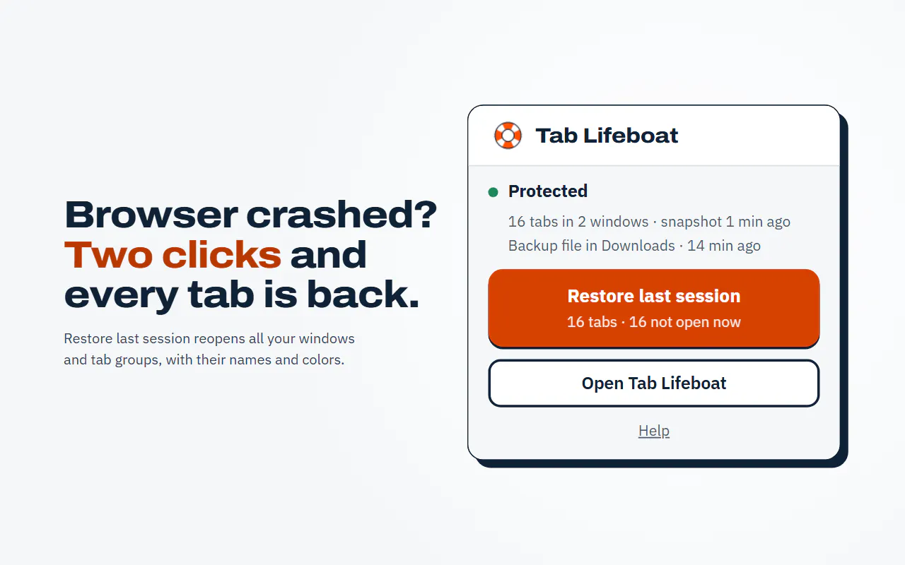 Tab Lifeboat gallery image
