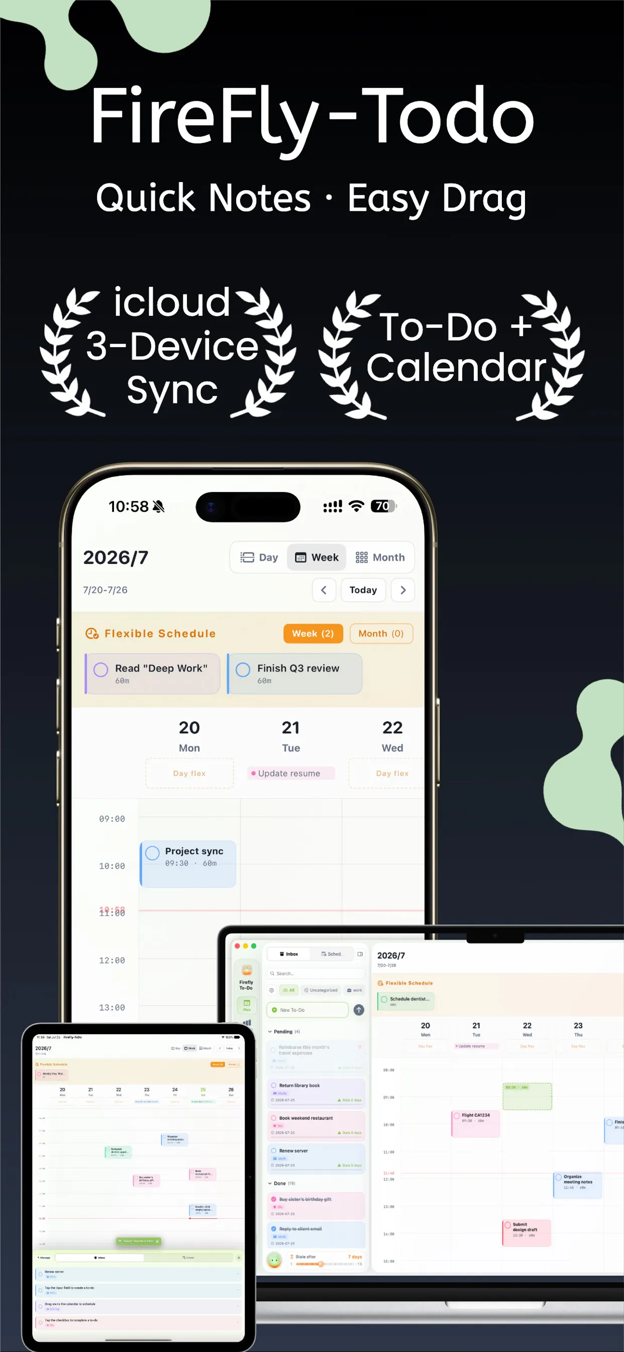 Firefly Todo - Drag & Drop Calendar gallery image