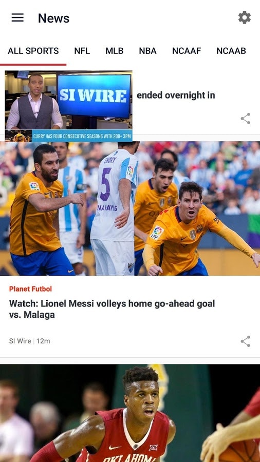 Sports Illustrated app gallery image