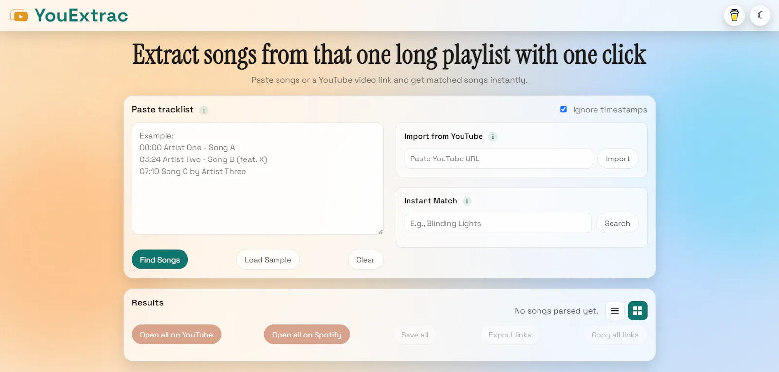 YouExtrac screenshot 2